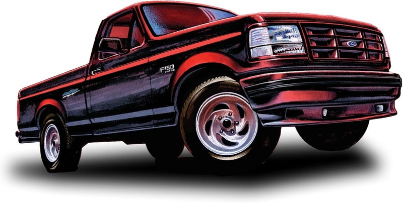 AMT طقم نموذج سيارة AMT 1994 فورد F150 لايتنينغ بيك أب 2T 125 مقياس - Image 1