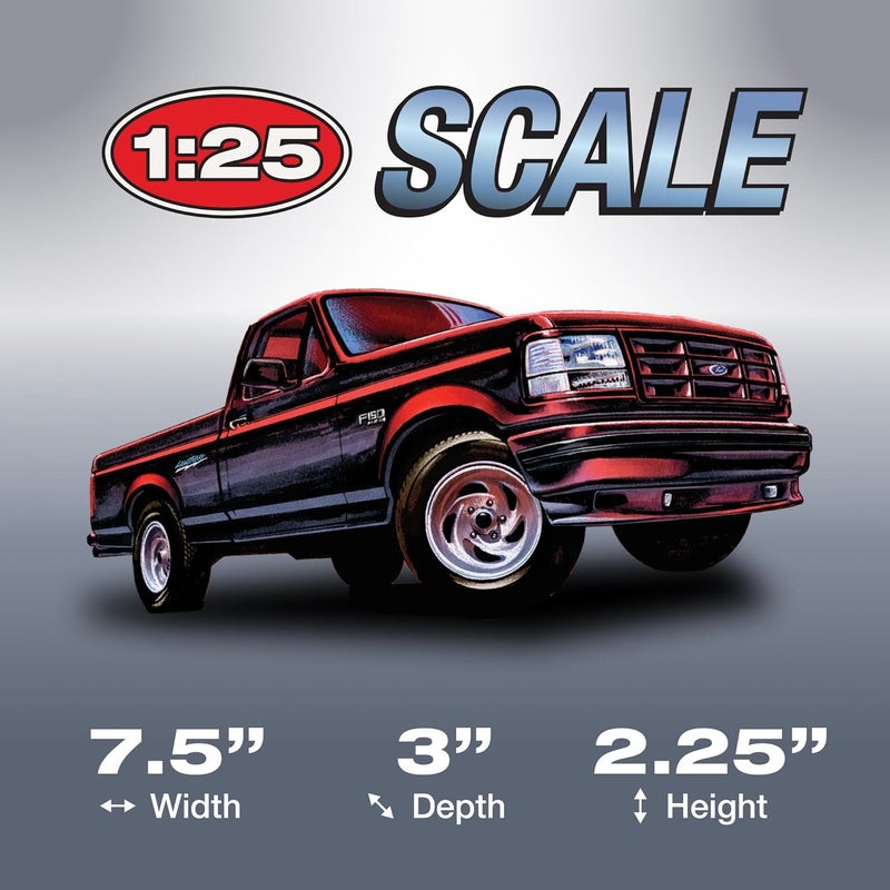 AMT طقم نموذج سيارة AMT 1994 فورد F150 لايتنينغ بيك أب 2T 125 مقياس - Image 4