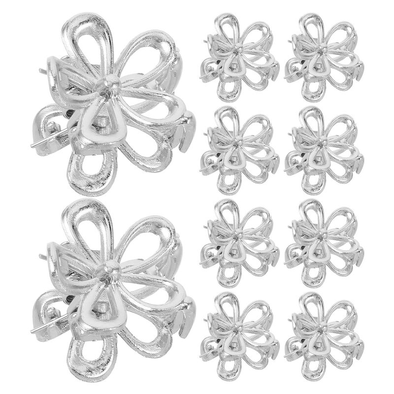 20pcs Mini Flower Hair Clips Small Metal Claw Clips Floral Barrettes for Women Decorative Hair Accessories for Daily Styling - Image 1