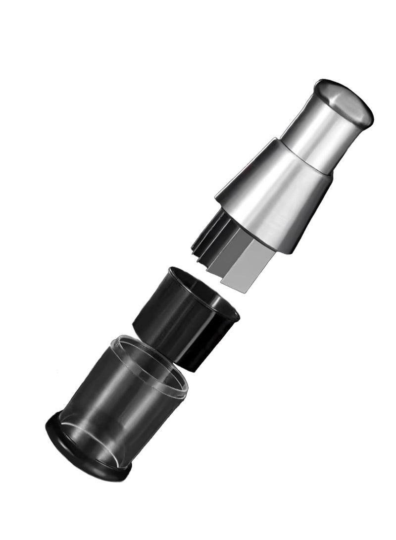 Stainless Steel Manual Press Garlic Press, Multifunctional Manual Press Garlic Press for Mincing Garlic, Chopping Peppers and Onions-457 - Image 2