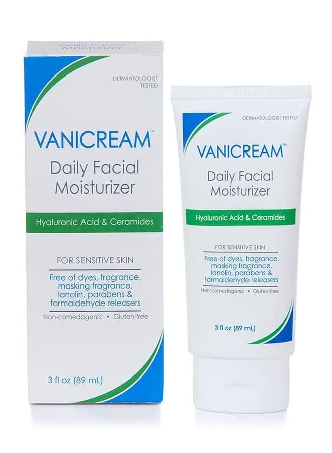 Vanicream Daily Facial Moisturizer 89ml, for Sensitive Skin - Image 1