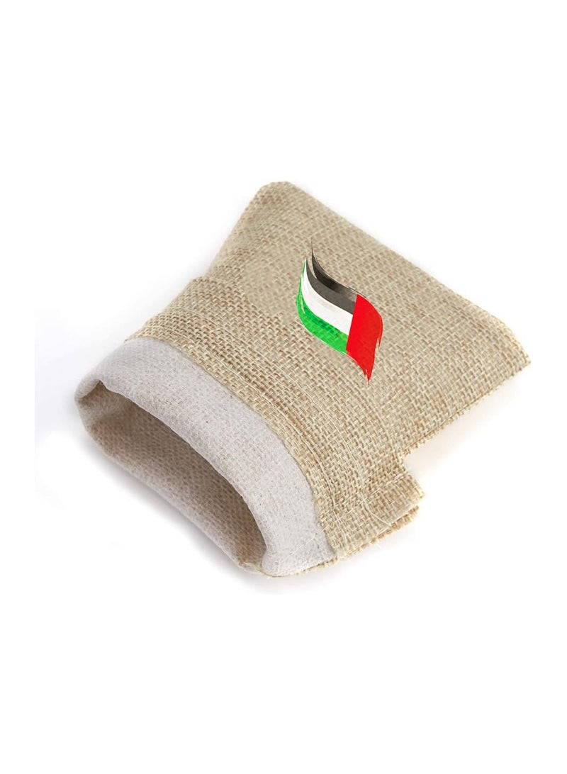PRINTSHOP4ME Eid Al Etihad Gift Bags–Set Of 12 Burlap Bags–Perfect For Celebrating Eid Al Etihad–Reusable And Eco-Friendly Gift Bags–Perfect For Schools,Offices,Events  - Image 3