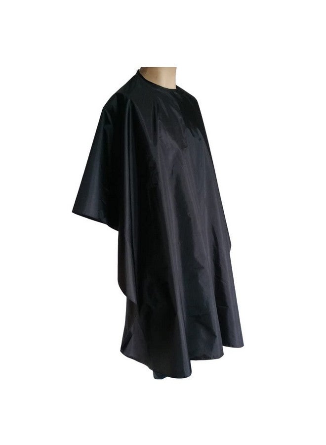 Magiczone Waterproof Professional Salon Cape with Snap Closure Nylon Hair Salon Cutting Cape Barber Hairdressing Cape - 59" x 51" Black - Image 5