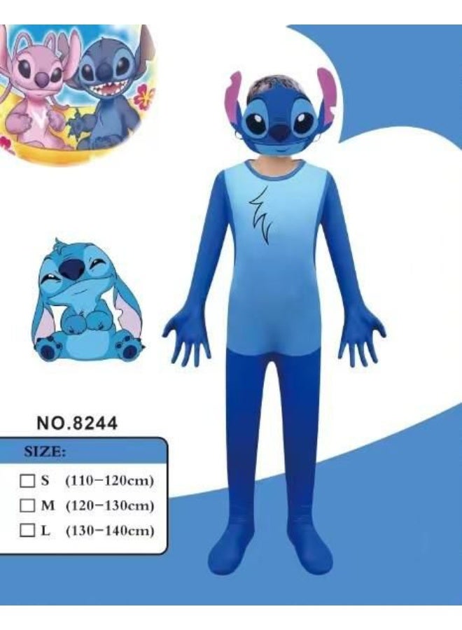 ستيتش زي  ستيتش الأزرق الكامل للأطفال  كائن فضائي لطيف - Image 2