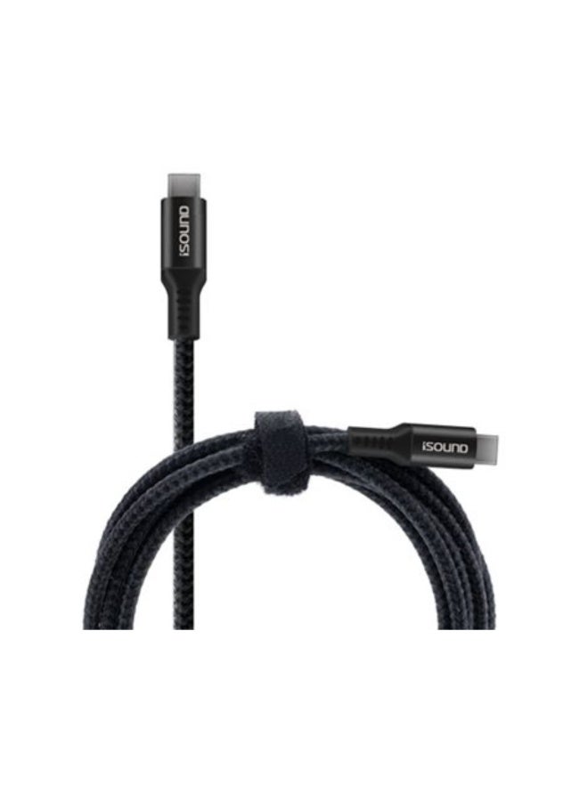 Durapower 6" Kevlar Braided Lightning Cable by iSound (USB-C-USB-C)