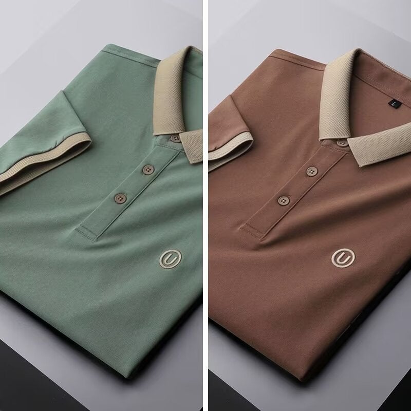 Summer Men's Short-sleeved Striped Polo Shirt Thin Youth Loosening Fashion Urban Business Casual - Image 4