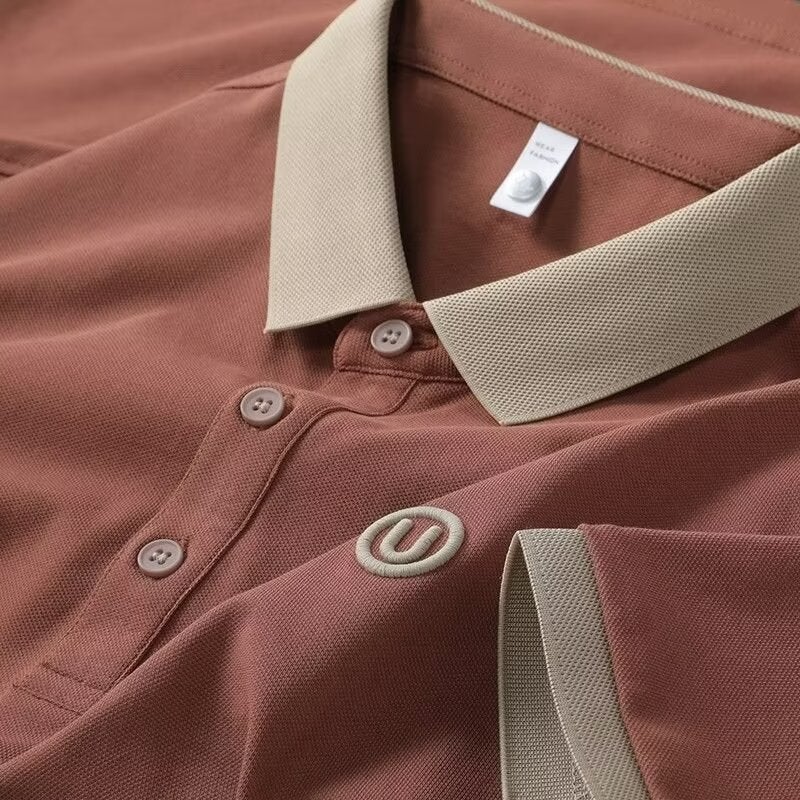 Summer Men's Short-sleeved Striped Polo Shirt Thin Youth Loosening Fashion Urban Business Casual - Image 3