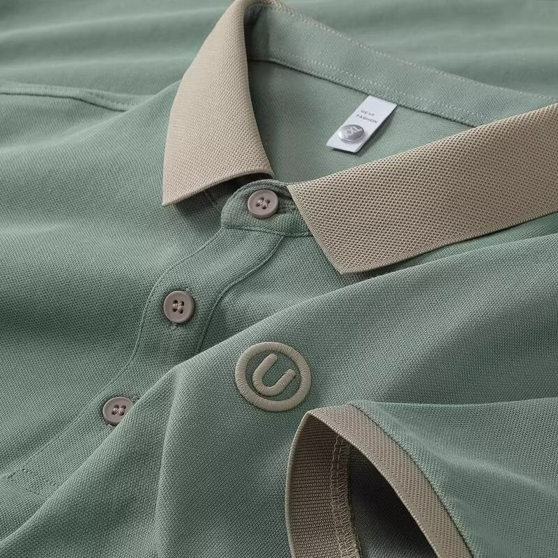 Summer Men's Short-sleeved Striped Polo Shirt Thin Youth Loosening Fashion Urban Business Casual - Image 2