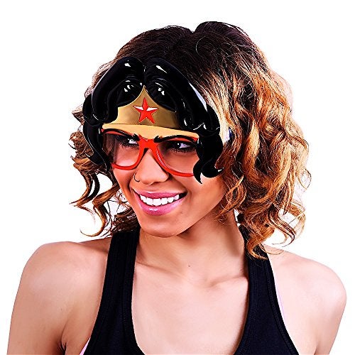 Sun-staches Wonder Woman Sunglasses | Superhero Mask Costume Accessory | UV400 | One Size Fits Most - Image 2