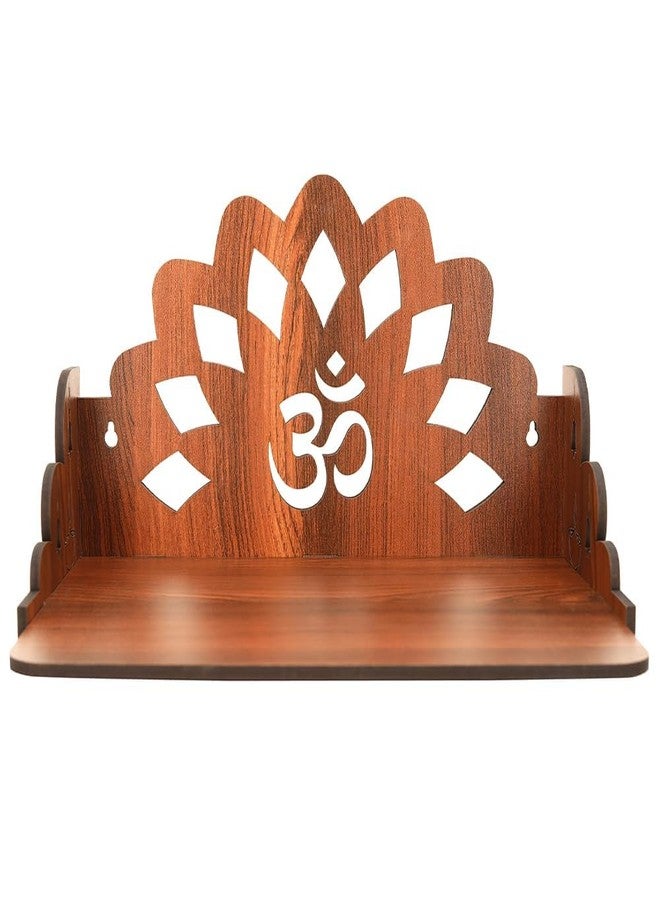 Fliptic Wooden Home Temple for Puja - Engineered Wood Mandir for Home, Office & Prayer Room | Compact Pooja Ghar Stand with Drawer | Wall Mountable & Floor Rested Mandir for Living Room Decor - Image 4
