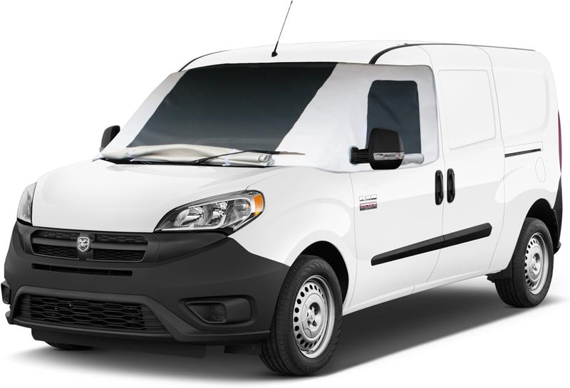 2524 Class C Ram ProMaster RV Motorhome Windshield Cover, White