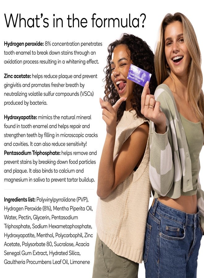 بيرست شرائط بيرست لتبييض الأسنان وإنعاش النفس (بنكهة النعناع القطبي/عبوة واحدة) | تنعش النفس فوراً أثناء التنقل | أسنان أكثر بياضاً بشكل ملحوظ من أول استخدام | تذوب على الأسنان - Image 5