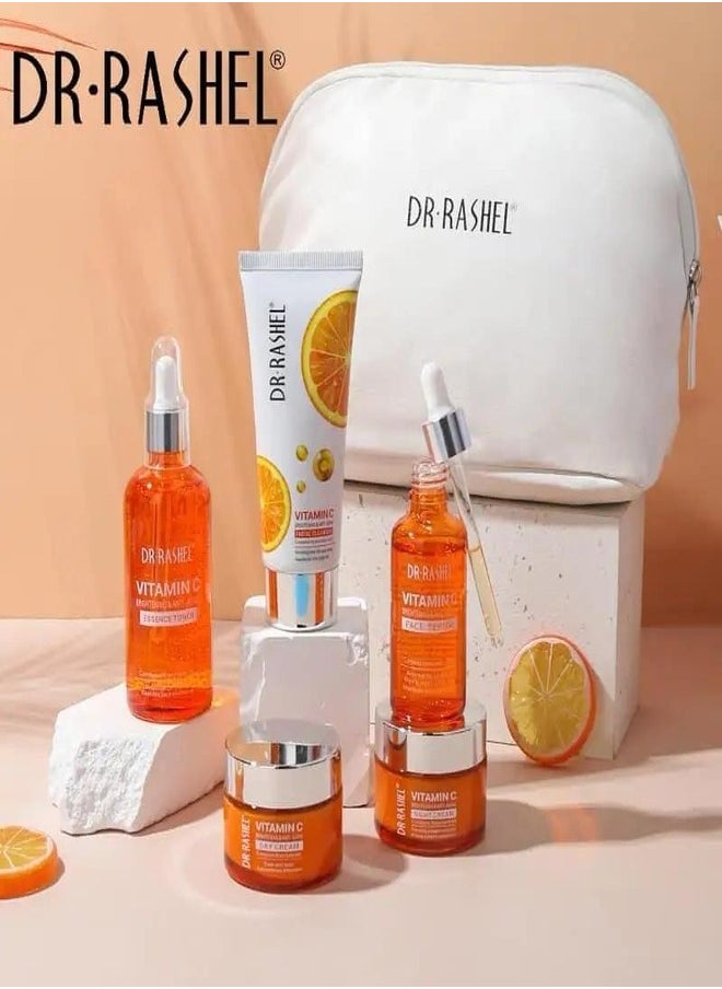 DR. RASHEL DR. RASHEL Vitamin C Skin Care Mask Set - 5-Piece Set For Glowing Skin  - Image 4