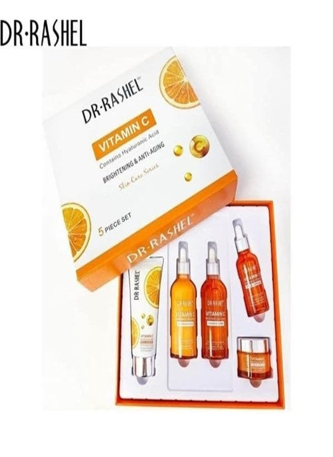 DR. RASHEL DR. RASHEL Vitamin C Skin Care Mask Set - 5-Piece Set For Glowing Skin  - Image 5