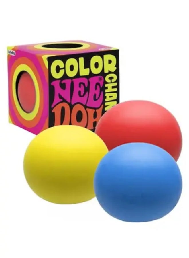 Needoh 3-PACKS Squeezable Ball Squishy Toy  - Sensory Fidget Toy for Kids & Adults, Calming Squishy Stress Relief Ball - Image 1