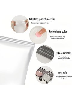Hihonor Vacuum Storage Bags, Space Saver Bags with Electric Suction Pump for Travel, Reusable Vacuum Sealer Compression Bags for Blankets, Comforters, Pillows, Clothes Storage (6Pcs)  - Image 5
