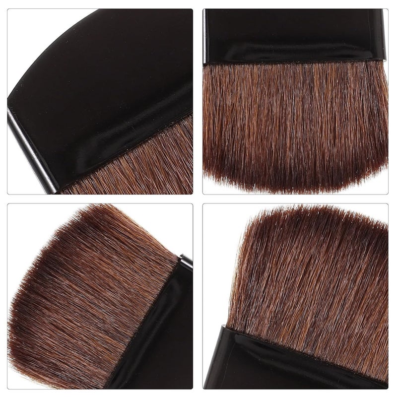 4Pcs Small Powder Blush Brush Set For Cheeks Nose Shadow And Highlighter - Image 5