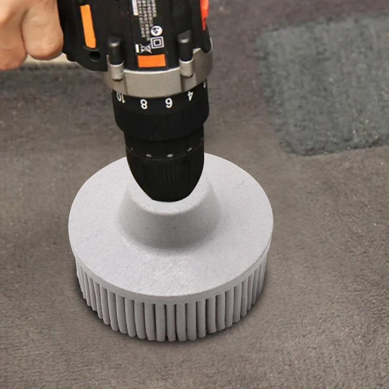 Jersvimc 2Pcs 120 Grit White Bristle Disc Attachment, 2 Inch Abrasive Bristle Disc Gasket Removal Disc with 1/4 Shank Coating Removal Disc for Rotary Tool - Image 4