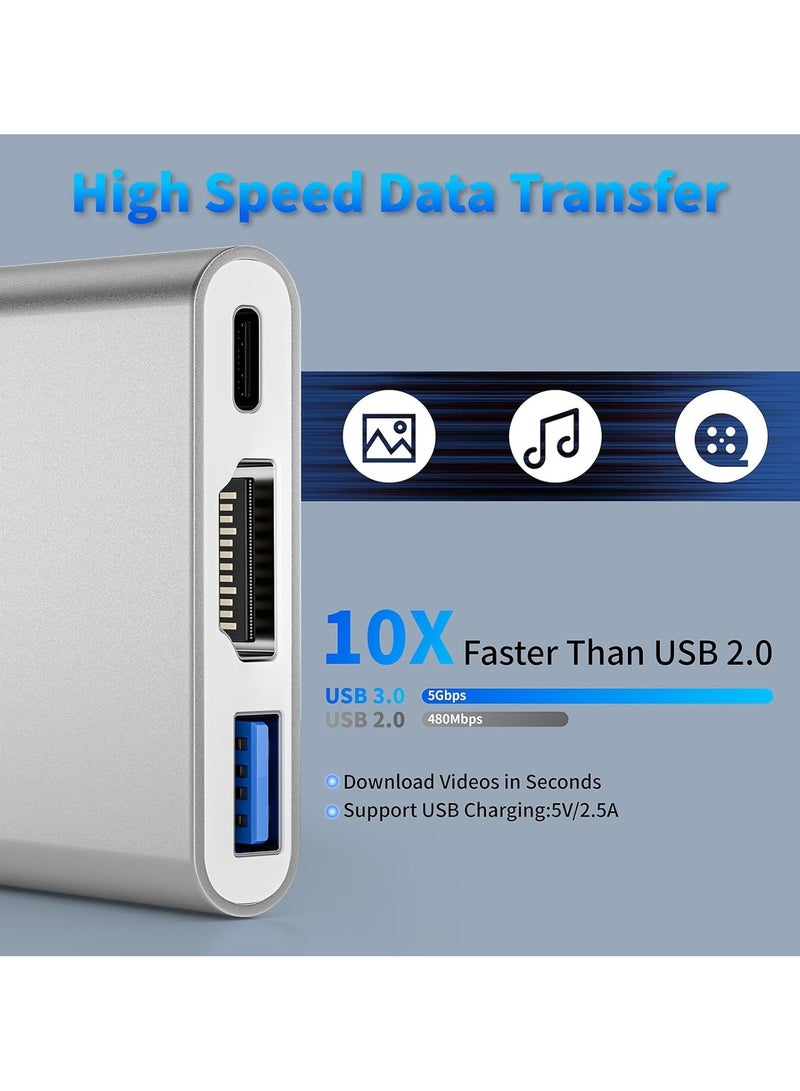 USB C to HDMI Adapter, 4K HDMI to USB-C Adapter with 100W PD and USBA 3.0 Port USBC Hub Multiport Adapter Compatible with MacBook Pro/Air, iPad Pro/Air, Dell XPS, iPhone 15 Pro/Max, Android and More - Image 5