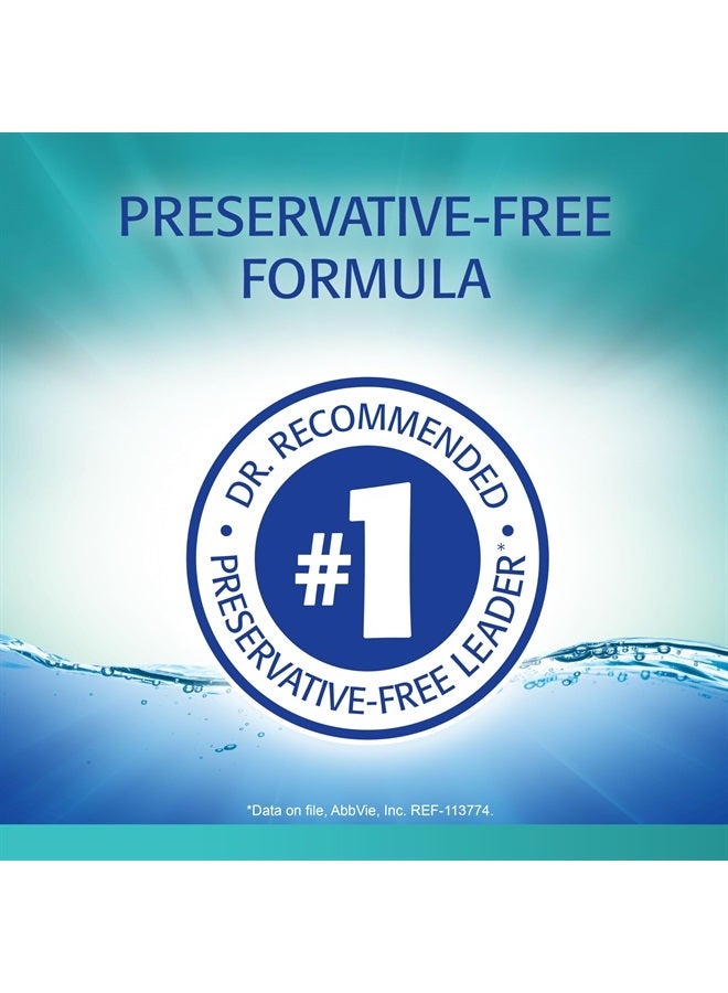 REFRESH قطرات عين مرطبة رقمية PF، خالية من المواد الحافظة، 0.01 أونصة سائلة حاويات للاستخدام الفردي، 30 عدد (عبوة من 1) - Image 2