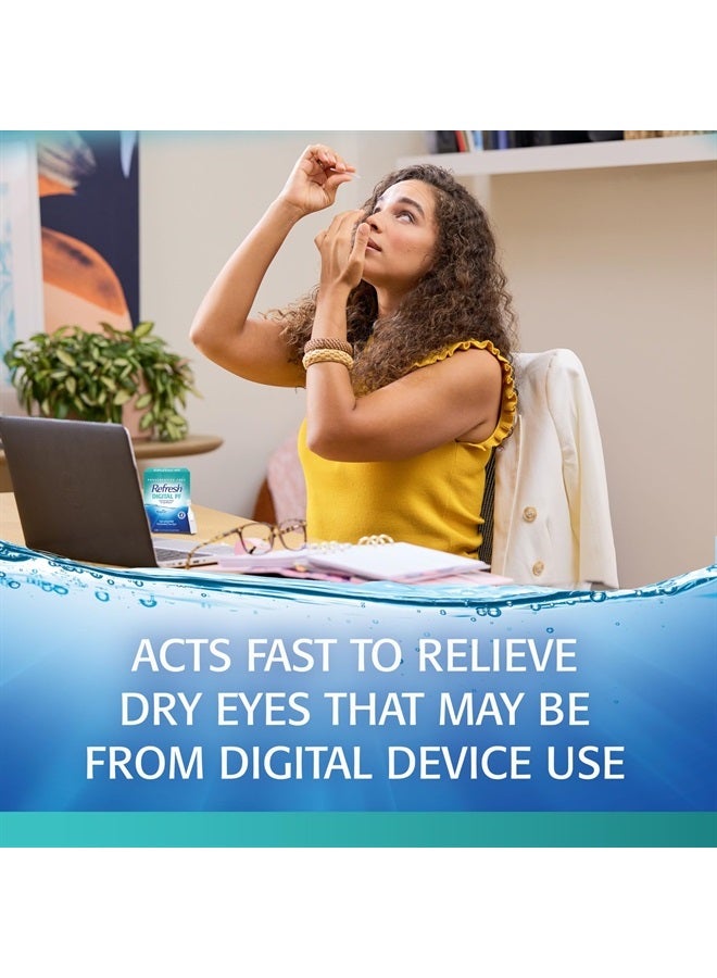 REFRESH قطرات عين مرطبة رقمية PF، خالية من المواد الحافظة، 0.01 أونصة سائلة حاويات للاستخدام الفردي، 30 عدد (عبوة من 1) - Image 5