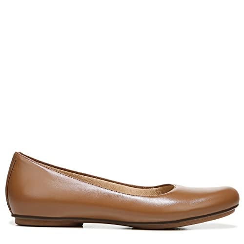 Naturalizer Womens Maxwell Round Toe Comfortable Classic Slip On Ballet Flats ,English Tea Brown Leather,7 Medium - Image 5