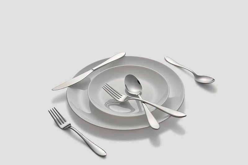 CAMBRIDGE Silversmiths Delia Mirror 20Piece Flatware Set Service for 4 - Image 3