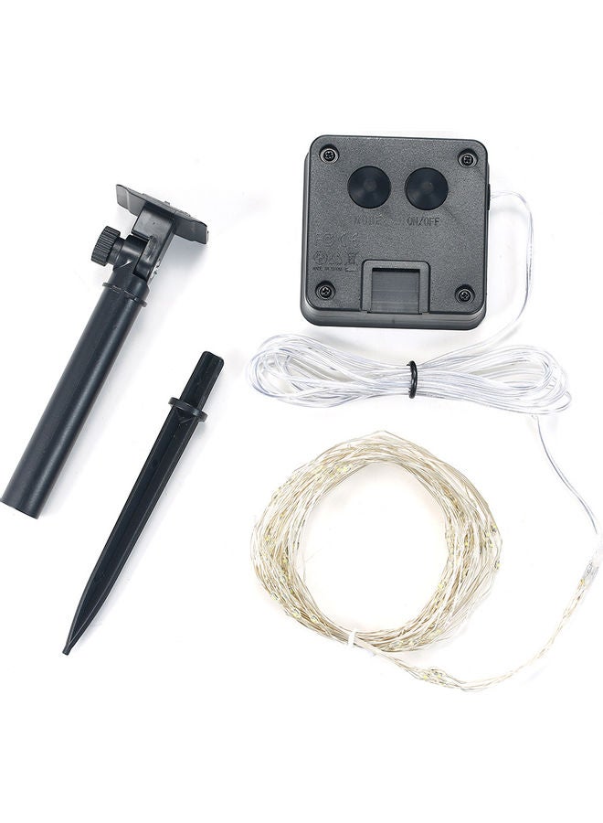 Loquat 200-LED 10 Strand Solar Rope String Light White - Image 1