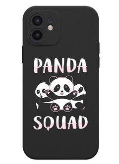 Protective Slim Fit Case Liquid Silicone Cover with Full Body Protection Anti-Scratch Shockproof Case For iPhone 12 Black  - Parkour special events copy
