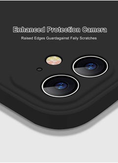 Theodor Protective Slim Fit Case Liquid Silicone Cover with Full Body Protection Anti-Scratch Shockproof Case For iPhone 12 Black  - Parkour special events copy  - Image 2
