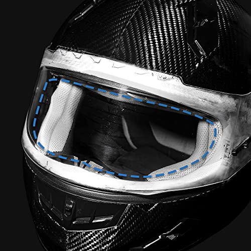 RVBASICS Motorcycle Helmet Visor Anti Fog Film - Helmet Face Shield Anti-fog Insert Fog-resistant Clear Visor for Riding in Humid Cold Weather,Easy to Install,No Glue Residue Left,Long-Term Effects,Ride Safe - Image 2
