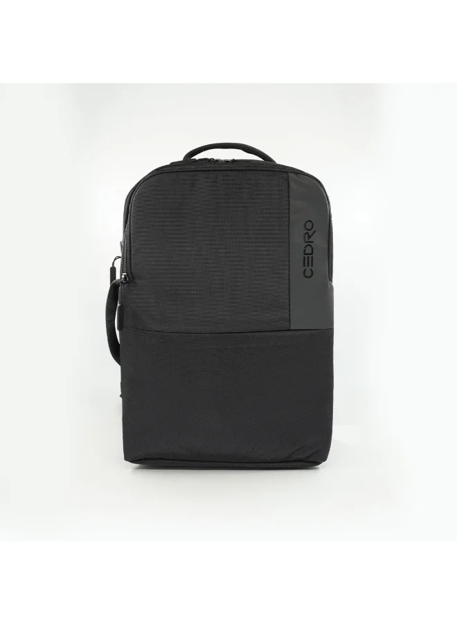 Cedro Cedro 2â€‘inâ€‘1 Detachable Backpack â€“ Black