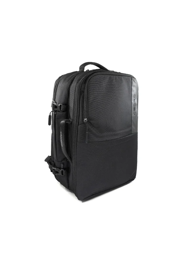 Cedro Cedro 2â€‘inâ€‘1 Detachable Backpack â€“ Black