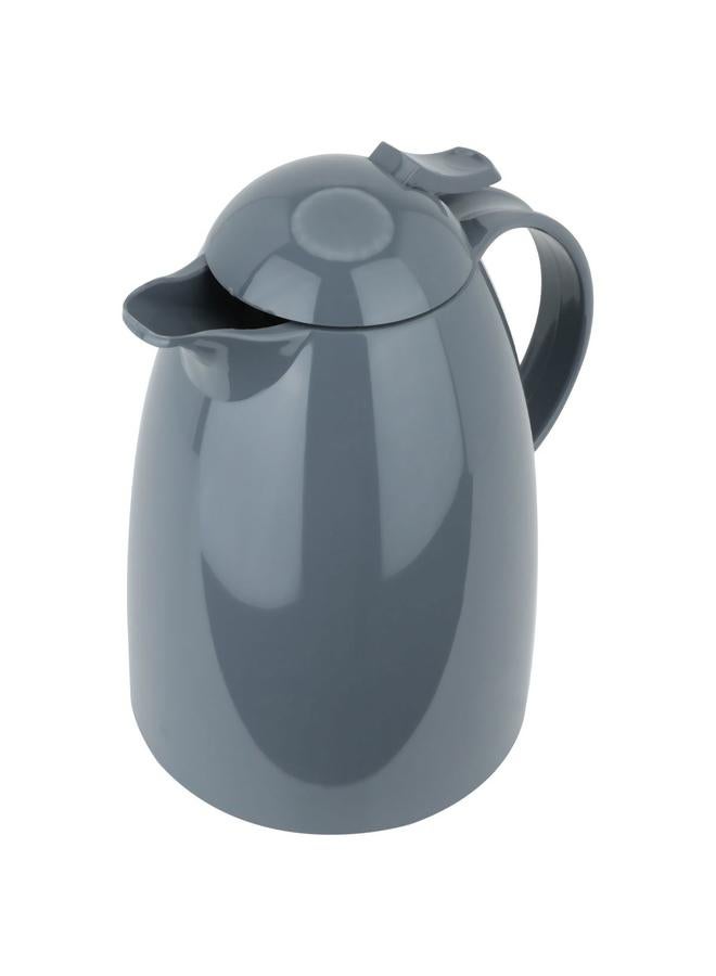 Crystal Depa Plastic Thermos 1 Liter Turkish Dark Grey - Image 2