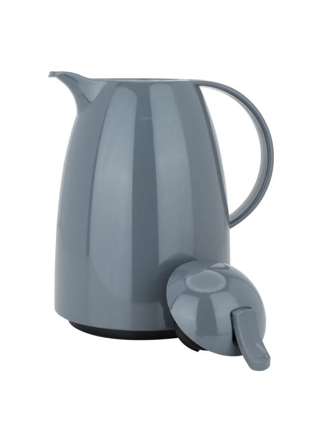 Crystal Depa Plastic Thermos 1 Liter Turkish Dark Grey - Image 3