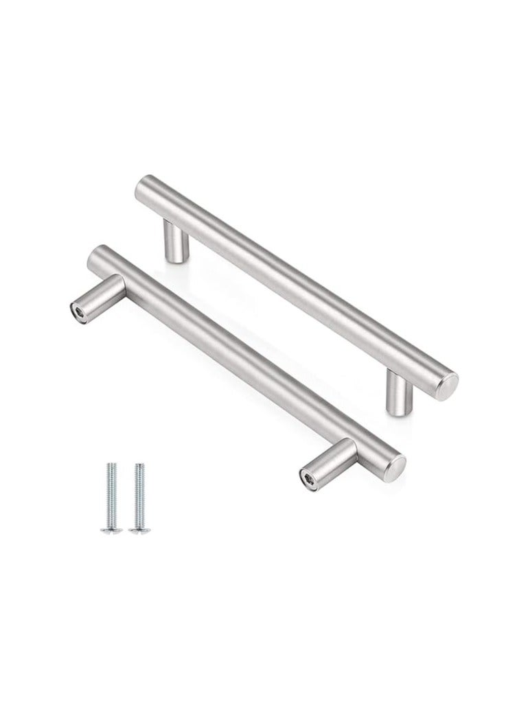 KNP KNP Stainless Steel T-Bar Cabinet Handle (25 CM) is a sleek and durable drawer pull designed to enhance the functionality and style of your kitchen cabinets, drawers, and furniture. - Image 1