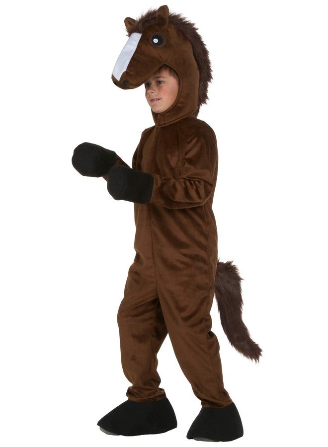 Fun Costumes Kids Horse Halloween Costume | Fun Horse Jumpsuit and Headpiece for Boys and Girls | Ideal for Dress-Up and Trick-or-Treating X-Small - Image 2