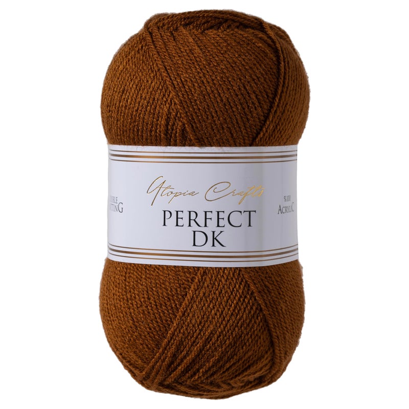 Utopia Crafts DK Double Knitting Yarn 100g Russet