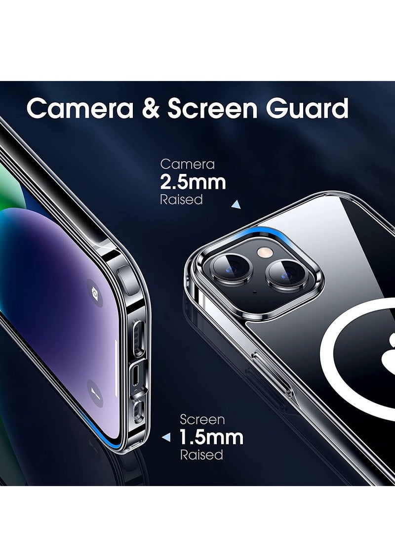 ELTRAZONE iPhone 14 Plus Case, [Compatible with Magsafe] [10FT Military Drop Protection] Strong Magnetic Shockproof Protective Slim Thin iPhone 14 Plus Cover 6.7 inch 2022-Crystal Clear - Image 5