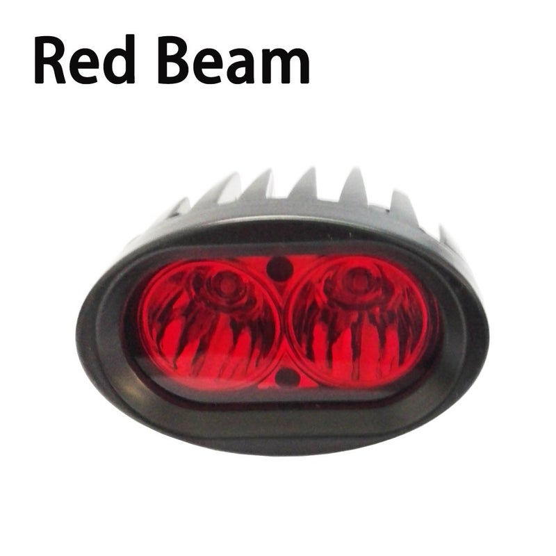 Red LED Work Light 20W Spot Beam for Off Road Vehicles - Image 2