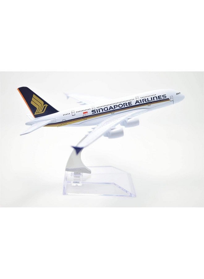 SCHUBERT only for Display Diecast Aeroplane Scale Model Size -16 cm X 14 cm (Singapore Airlines),multicolor - Image 4