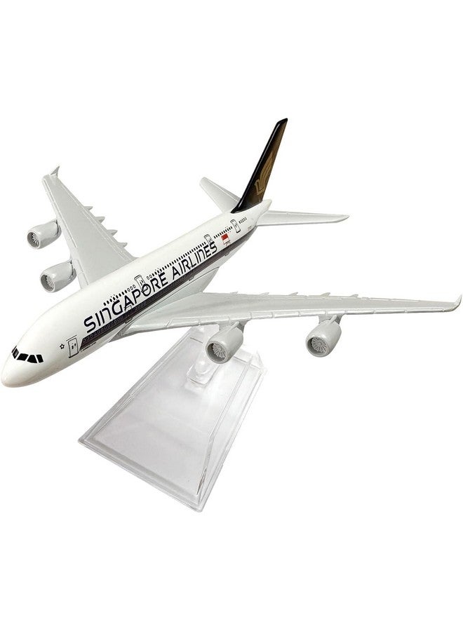 SCHUBERT only for Display Diecast Aeroplane Scale Model Size -16 cm X 14 cm (Singapore Airlines),multicolor - Image 5