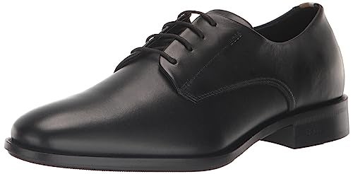 BOSS Colby Soft Leather Derby Dress Shoe Black Oil - Image 1