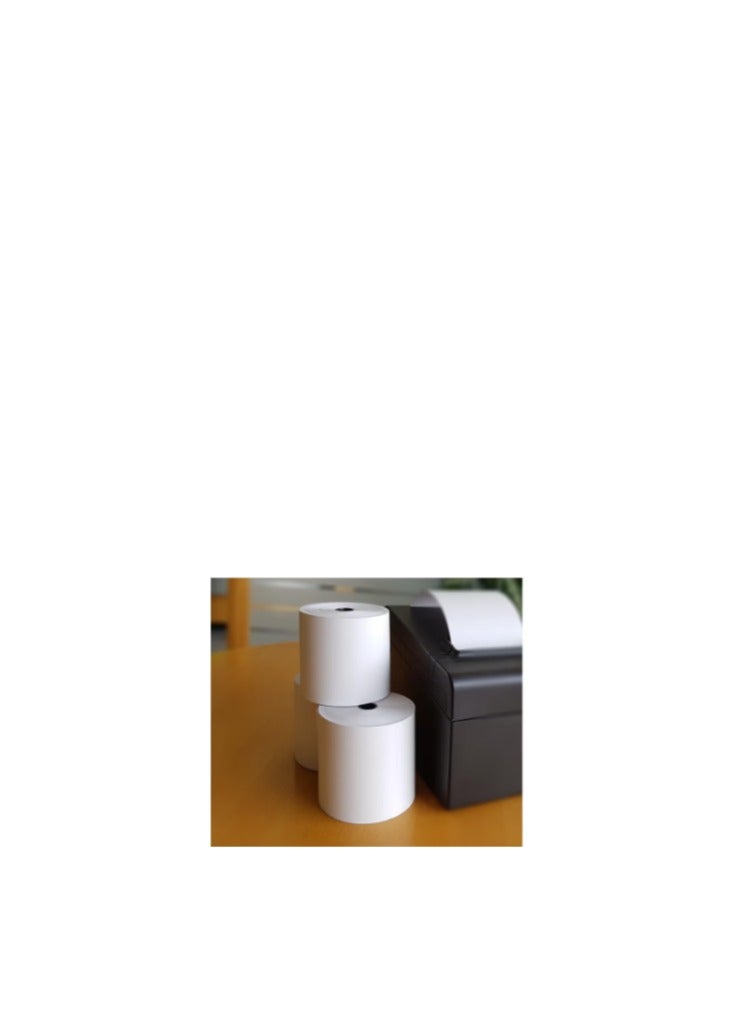 Terabyte 80 x 80 mm Premium Thermal Paper Till Receipt Roll for EPOS Printer, POS Terminal, Cash Register (10 Rolls Pack) - Image 1