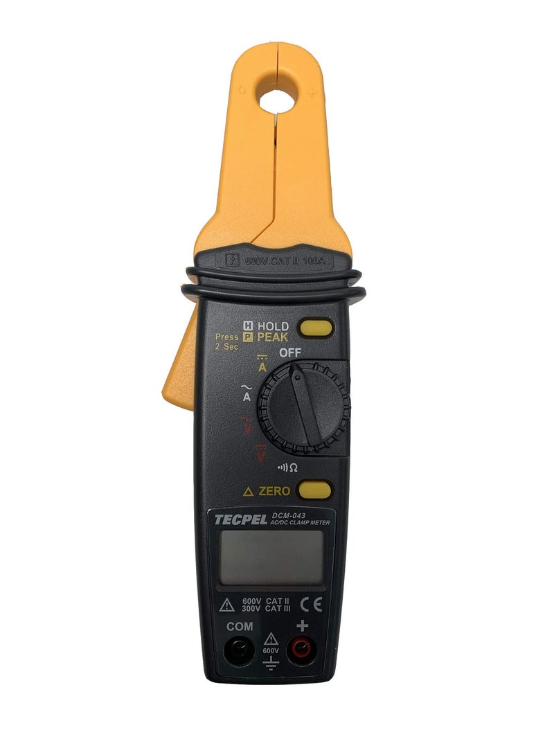 TECPEL DCM043 Digital ACDC clamp meter clamp transmitter high resolution of 1mA - Image 2