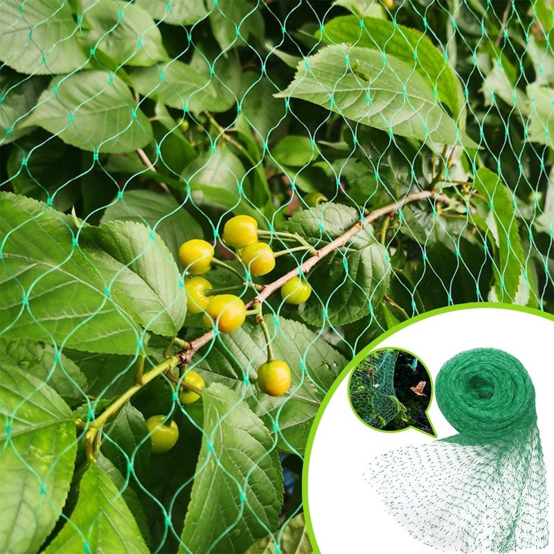 Azulmart Garden Trellis Netting, Anti Bird Protection Net 5x20M Heavy Duty Plant Climbing Vine Net Nylon Grow Netting Mesh for Vegetable Fruit Tomato Cucumber Grape Bean, Protect Plants from Rodents Birds Deer - Image 1