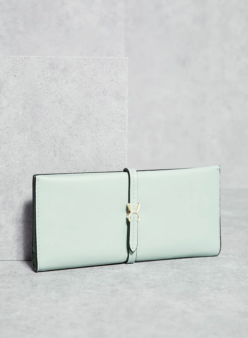 Ginger Buckle Detail Purse
