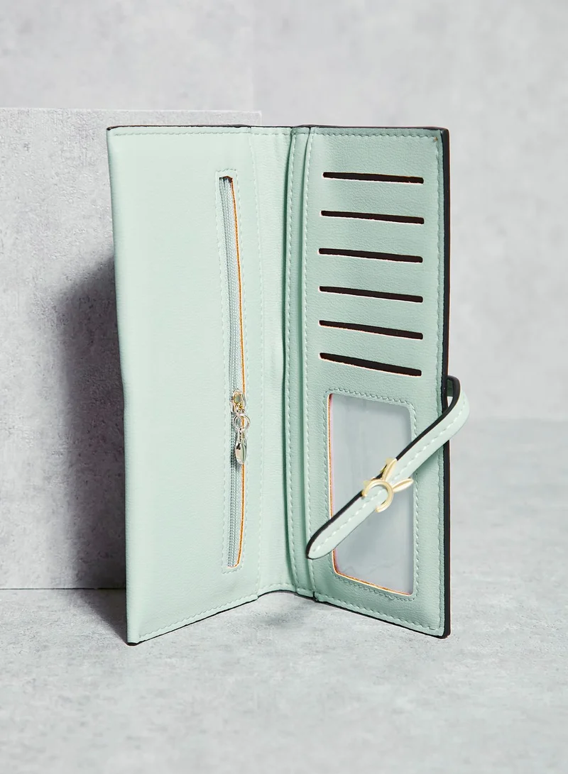 Ginger Buckle Detail Purse