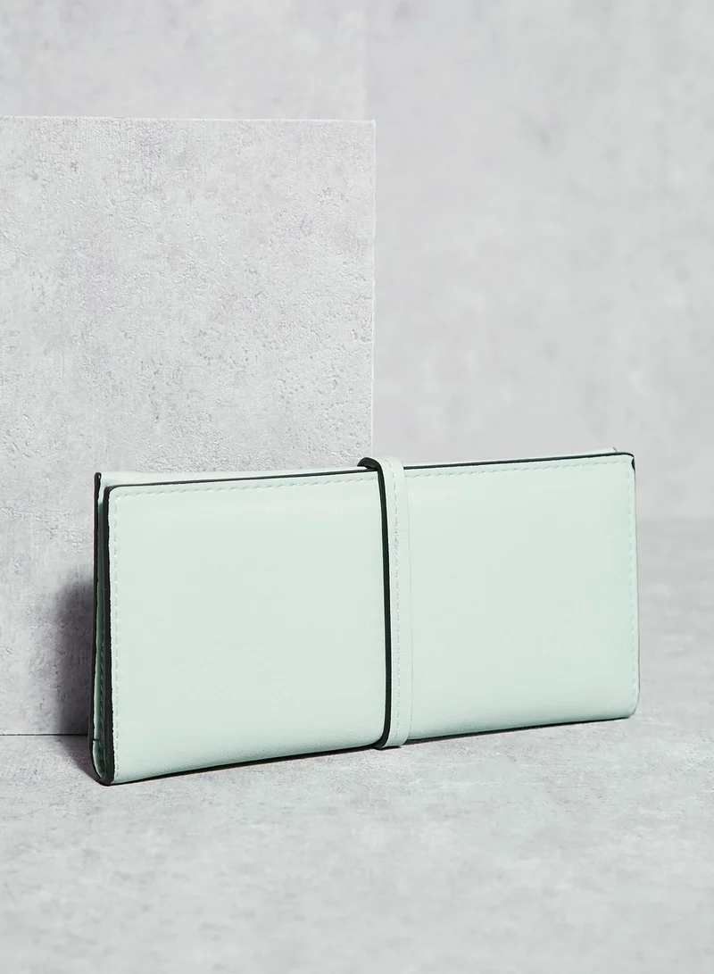 Ginger Buckle Detail Purse