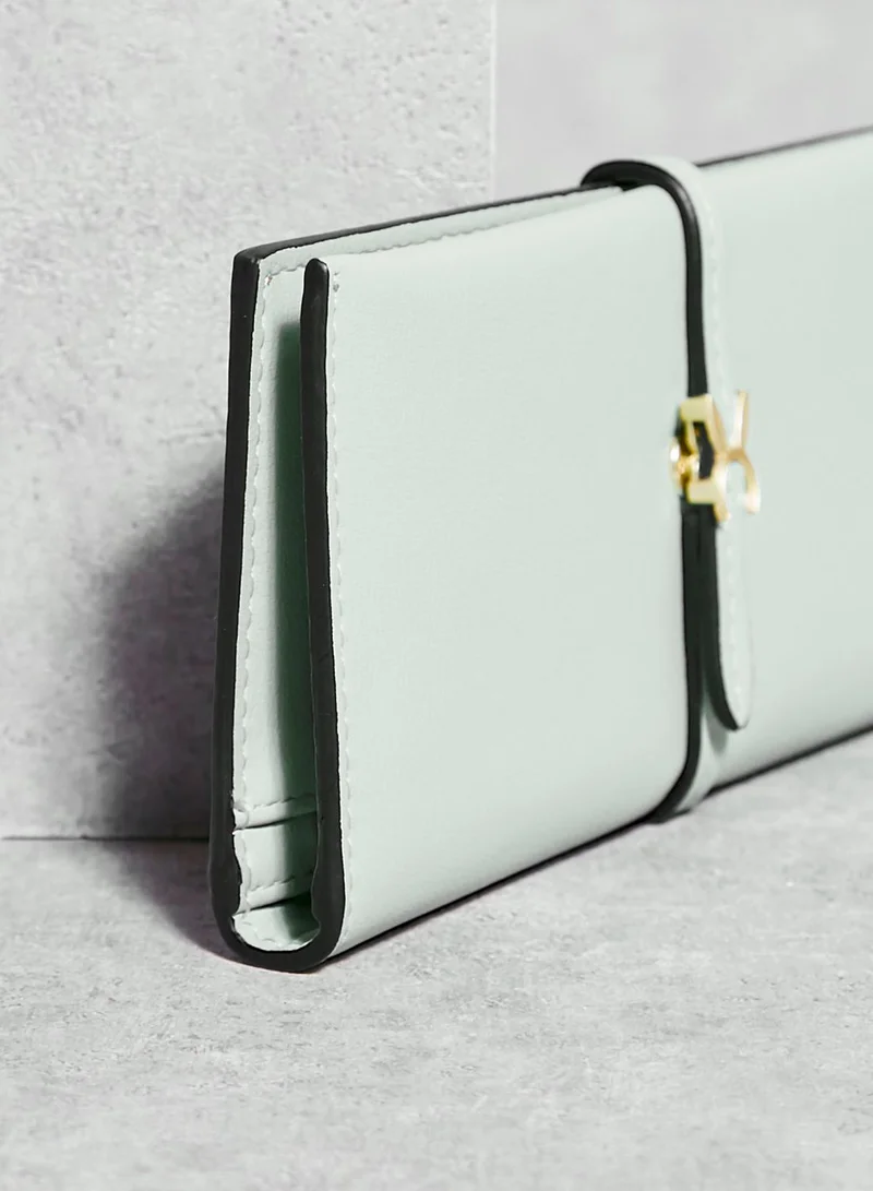 Ginger Buckle Detail Purse